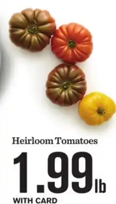 Mariano's Heirloom Tomatoes offer