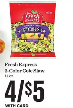 Mariano's Fresh Express 3-Color Cole Slaw offer