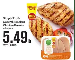 Mariano's Simple Truth Natural Boneless Chicken Breasts offer