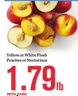Mariano's Yellow or White Flesh Peaches or Nectarines offer