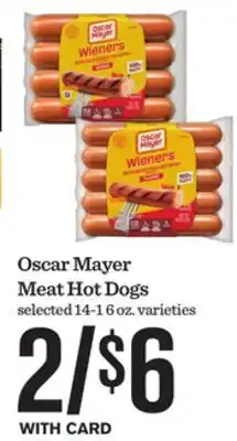 Mariano's Oscar Mayer Meat Hot Dogs offer