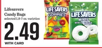 Mariano's Lifesavers Candy Bags offer