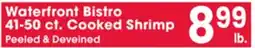 Jewel-Osco Waterfront Bistro 41-50 ct. Cooked Shrimp offer