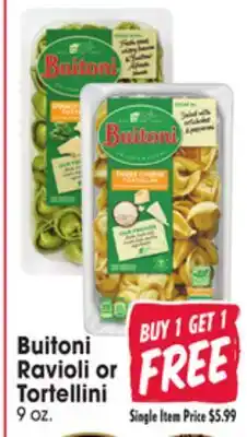 Jewel-Osco Buitoni Ravioli or Tortellini offer