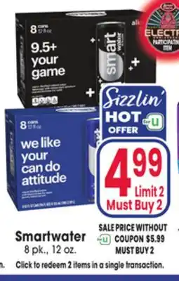Jewel-Osco Smartwater offer