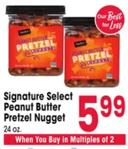 Jewel-Osco Signature Select Peanut Butter Pretzel Nugget offer