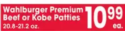 Jewel-Osco Wahlburger Premium Beef or Kobe Patties offer