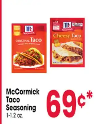 Jewel-Osco McCormick Taco Seasoning offer
