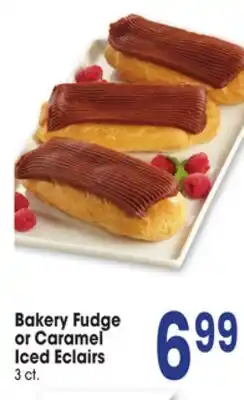 Jewel-Osco Fudge or Caramel Iced Eclairs offer