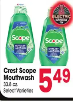 Jewel-Osco Crest Scope Mouthwash offer