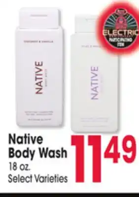 Jewel-Osco Native Body Wash offer