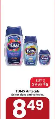 Jewel-Osco TUMS Antacids offer