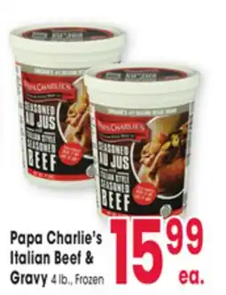 Jewel-Osco Papa Charlie's Italian Beef & Gravy offer