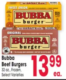 Jewel-Osco Bubba Beef Burgers offer