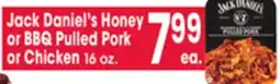 Jewel-Osco Jack Daniel's Honey or BBQ Pulled Pork or Chicken offer