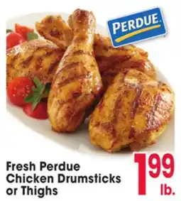 Jewel-Osco Fresh Perdue Chicken Drumsticks or Thighs offer