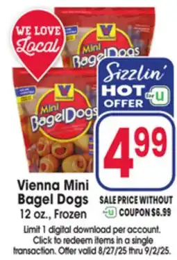 Jewel-Osco Vienna Mini Bagel Dogs offer