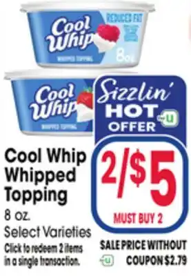 Jewel-Osco Cool Whip Whipped Topping offer