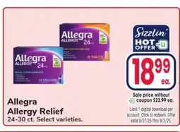 Jewel-Osco Allegra Allergy Relief offer