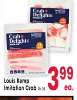 Jewel-Osco Louis Kemp Imitation Crab offer