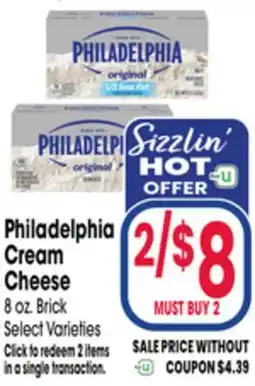 Jewel-Osco Philadelphia Cream Cheese offer