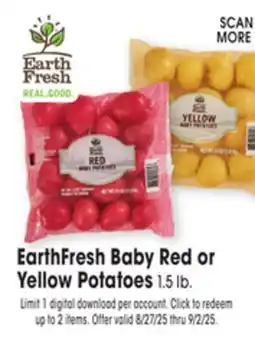 Jewel-Osco EarthFresh Baby Red or Yellow Potatoes offer