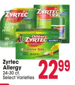 Jewel-Osco Zyrtec Allergy offer