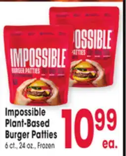 Jewel-Osco Impossible Plant-Based Burger Patties offer