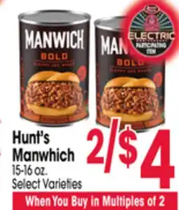 Jewel-Osco Hunt's Manwhich offer