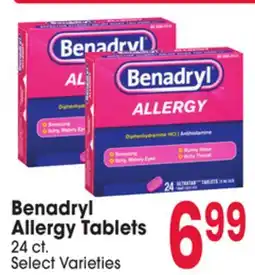 Jewel-Osco Benadryl Allergy Tablets offer