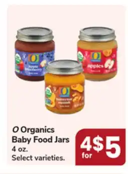 Jewel-Osco O Organics Baby Food Jars offer
