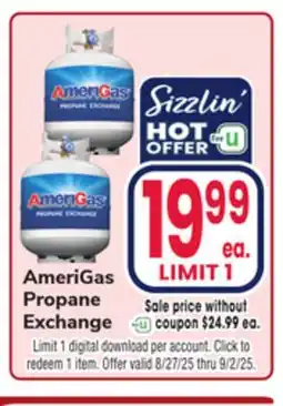 Jewel-Osco AmeriGas Propane Exchange offer