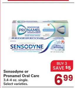 Jewel-Osco Sensodyne or Pronamel Oral Care offer