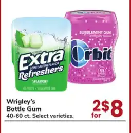 Jewel-Osco Wrigley's Bottle Gum offer