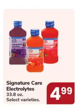 Jewel-Osco Signature Care Electrolytes offer