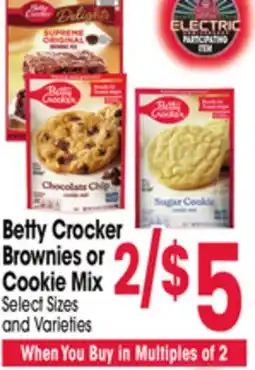 Jewel-Osco Betty Crocker Brownies or Cookie Mix offer