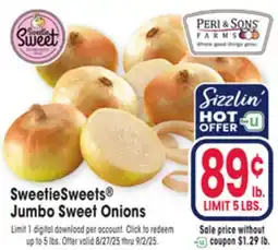 Jewel-Osco Sweetie Sweets Jumbo Sweet Onions offer