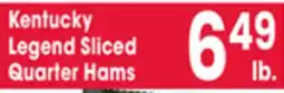 Jewel-Osco Kentucky Legend Sliced Quarter Hams offer