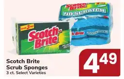 Jewel-Osco Scotch Brite Scrub Sponges offer