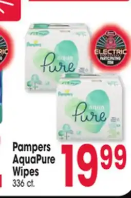 Jewel-Osco Pampers AquaPure Wipes offer
