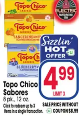Jewel-Osco Topo Chico Sabores offer