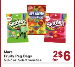 Jewel-Osco Mars Fruity Peg Bags offer
