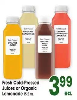 Jewel-Osco Fresh Cold-Pressed Juices Organic Juices or Organic Lemonade offer