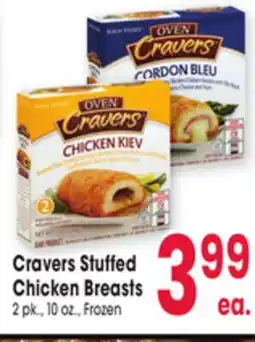 Jewel-Osco Cravers Stuffed Chicken Breasts offer