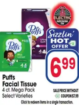 Jewel-Osco Puffs Facial Tissue offer