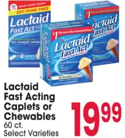 Jewel-Osco Lactaid Fast Acting Fast Acting Caplets or Caplets offer