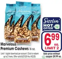 Jewel-Osco Marvelous Premium Cashews offer