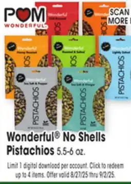 Jewel-Osco Wonderful No Shells Pistachios offer