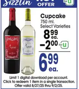 Jewel-Osco Cupcake offer