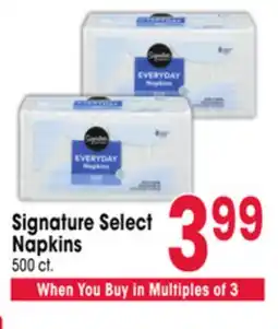 Jewel-Osco Signature Select Napkins offer